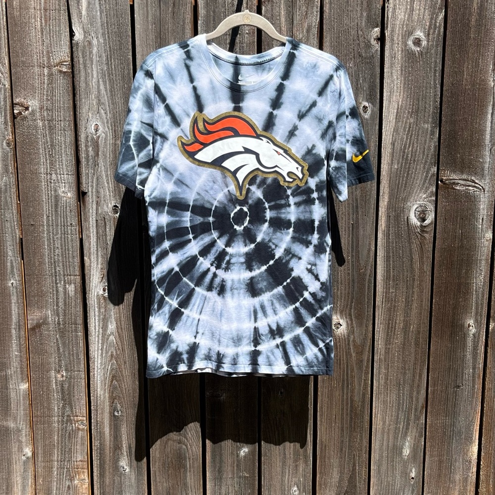 Nike Denver Broncos 50th superbowl tie-dye tee size medium